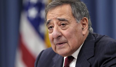 
              FILE - In this Feb. 13, 2013 file photo, outgoing Defense Secretary Leon Panetta speaks during his last news conference as defense secretary. at the Pentagon. The U.S.-led military coal
